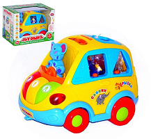 Іграшка Машина Музична Автошка сортер + світло + звук  9198
