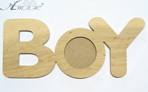 Дерев'яна Фоторамка "BOY" для 1-го фото 0741