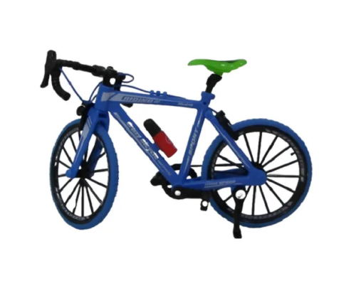 Игрушка Велосипед пальчиковый синий и зеленый 18 см 08221