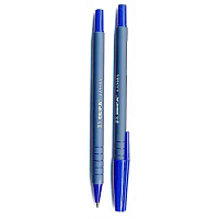 Ручка кулькова BEIFA AA960A Синя, оксамитова
