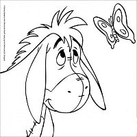 Холст с контуром Ослик на подрамнике 20 х 20 см  950699