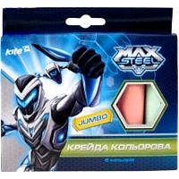 Крейда кольорова, товста, Maxsteel JUMBO, 6 кольорів, кругла 11см MX14-073K