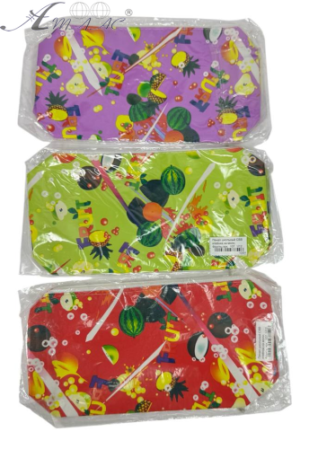 Пенал шкільний Фрукти на 1 відділення клейонка 10551 Пенал шкільний Фрукти на 1 відділення клейонка 10551