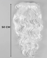 Борода Діда Мороза 50 см 13304