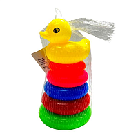 Іграшка Піраміда пластикова Качечка 12 х 10см  915