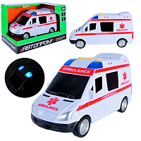 Машинка Автопром Швидка допомога 18см світло та звук  7994
