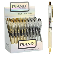 Ручка кулькова Piano Soft ink Pen автомат Синя 0,7 мм  PT-028