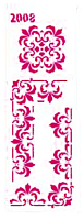 Трафарет для декора мягкий, самоклеящийся № 2008 ТМ-2008