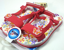 Босоніжки Bitis гумові з липучкою р. 28 пляжні, з метеликом 11401