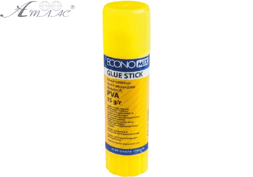 Клей-карандаш PVA 15 гр Economix E41203 Клей-карандаш PVA 15 гр Economix E41203