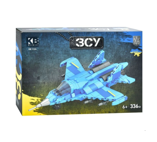 Игрушка Конструктор ЗСУ Самолет СУ-27 336 деталей  КВ1124 фото 2