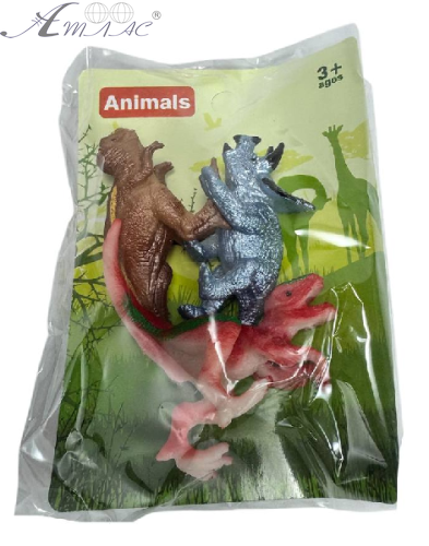 Іграшка Набір Динозаврів 3 штуки 5-6 см  3400 фото 2