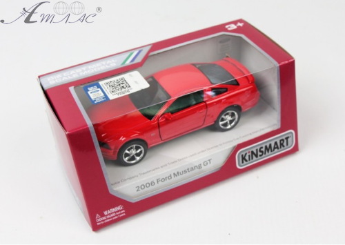 Машинка Kinsmart Ford Mustang GT спорт 2006 год KT5091W* фото 2