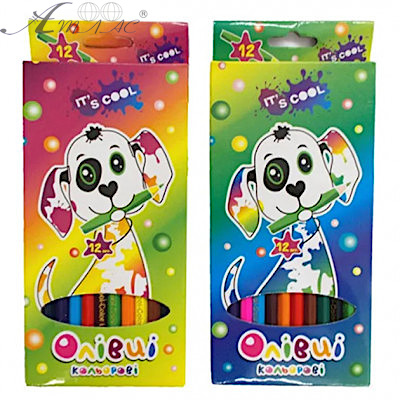 Олівці кольорові It's Cool 12 кольорів 215/12BL Олівці кольорові It's Cool 12 кольорів 215/12BL