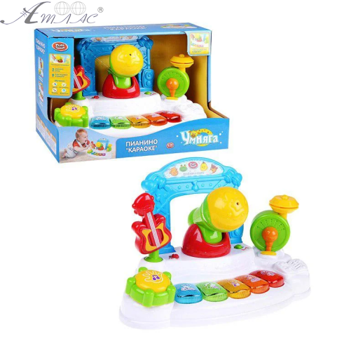 Музична іграшка Караоке з мікрофоном світло звук  7507