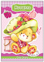 Блокнот-спираль-сверху РюкзачОК А6 40 л Медвежата ЗК-24