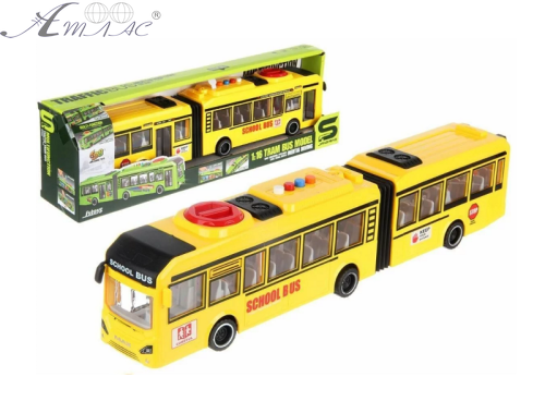Іграшка Автобус Шкільний Гармошка 42 см  JS163D