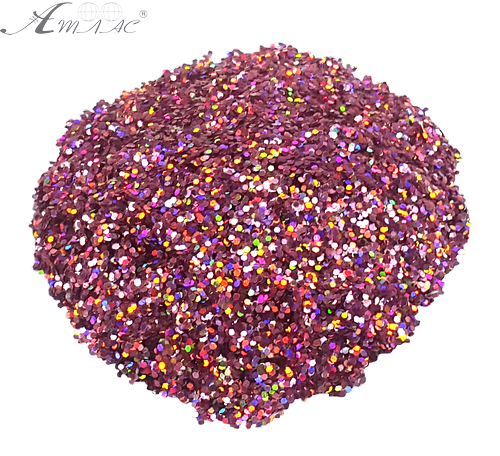 Блискітки (Гліттер) дрібні Голографічні Атлас 2 гр - Рожевий AS-2358 фото 2