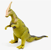 Игрушка силиконовая антистресс, Динозавр Утконос зеленый, стоит 15 см  11407