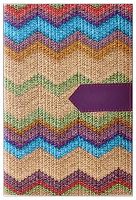 Ежедневник недатированный А5 ЛК кожзаменитель под ткань, яркий EA5-7351-F