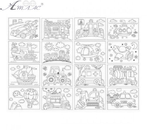 Раскраска ASH Транспорт А 5 8 листов 23339 фото 2 Раскраска ASH Транспорт А 5 8 листов 23339 фото 2