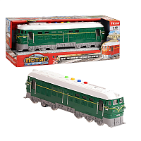 Іграшка Потяг тепловоз Зелене світло звук 34 см  94308