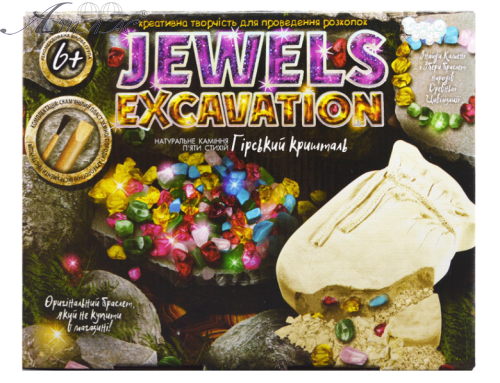 Игрушки Раскопки Горный Хрусталь Danko Toys  JEX-01-02