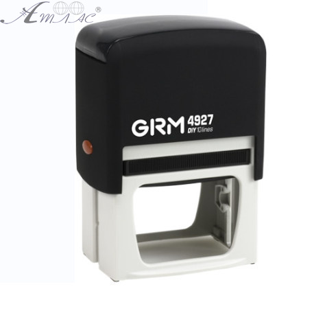 Штамп самонаборный GRM 4927 60 х 40 мм 10 рядов, укр+рус Штамп самонаборный GRM 4927 60 х 40 мм 10 рядов, укр+рус