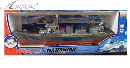 Іграшка Військовий корабель 38 см світло звук  688-В1