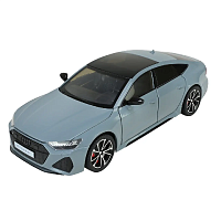 Машинка Автопром Audi RS7 Sportback серая металл свет звук 20см  AP7754
