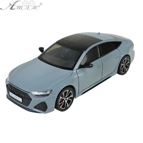 Машинка Автопром Audi RS7 Sportback сіра метал світло звук 20см  AP7754