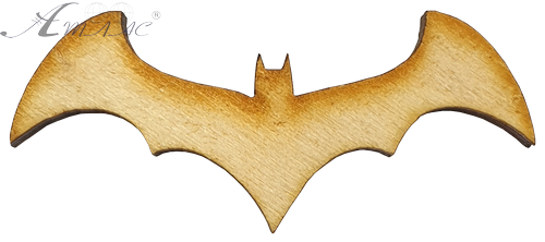 Фигурка фанерная - Летучая мышь 5 x 2 см AS-4655, В-0223