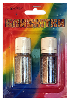 Блестки (Глиттер) Набор № 29 - 7 гр ( 2 шт ) - Серебро + Платина AS-2229, А-999