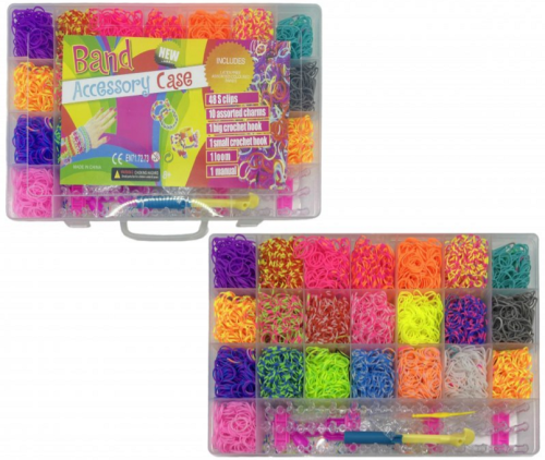 Набор Резинок для плетения 5500 шт в чемодане  2200-3