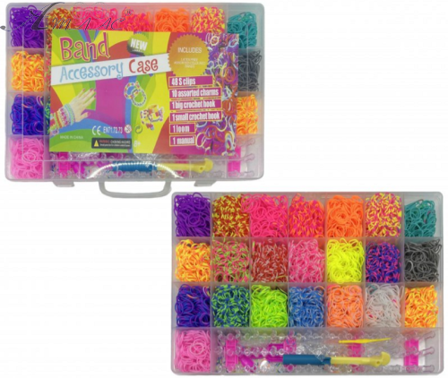 Набір Гумок для плетіння 5500 шт у валізі  2200-3