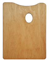 Палитра № 33 дерево, промасленная, прямоугольная 30 х 23 см AS-4983