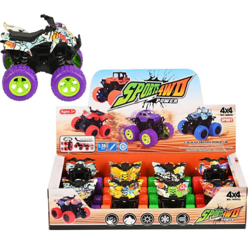 Игрушка Квадроцикл 9 см металлический инерционный  Н763