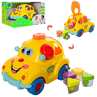 Іграшка Машина Музична Автошка їздить сортер + світло + Укр звук  9170