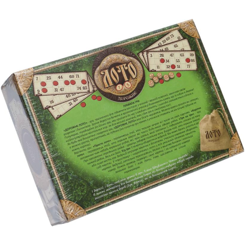 Игра Настольная Лото Дорожное деревянные бочонки в коробке  TDG51U фото 2