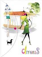 Папка на кнопці А4 LEO City Girls  490723