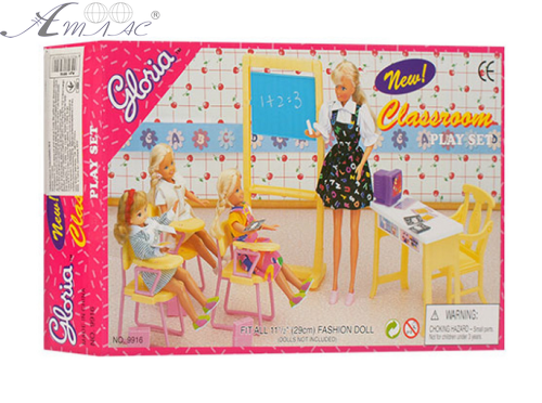 Лялькові меблі набір Gloria Шкільний клас  9916 фото 2