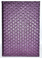 Щоденник недатований А5 JO шкірзамінник, рельєфна луска, EA5-7247-F