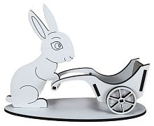 Сувенір "Великодня підставка Зайченя з тачкою" на 1 яйце 18 х 12.8 см AS-6211, М-2057