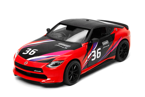 Машинка Kinsmart Nissan Fairlady Z 2023г CE Красная  KT5443FW