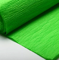Бумага гофрированная салатовая фиолетовая 55 % 26,4 г (50 х 200 см) 80,12/10