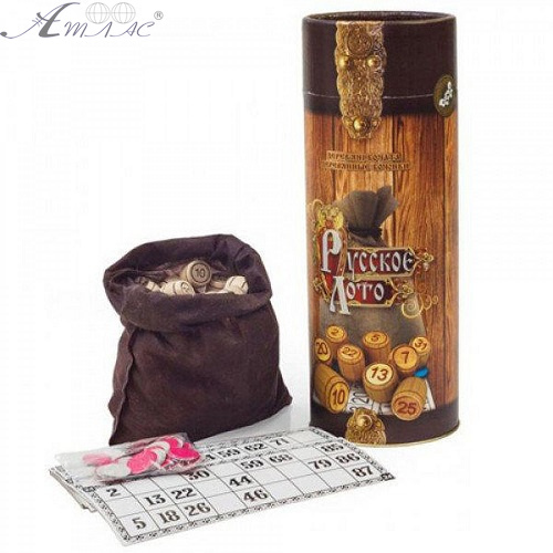 Гра Настільна у тубусі Російське лото Danko Toys  *1129