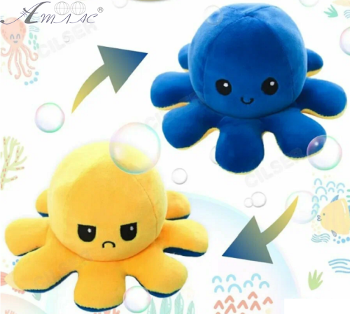 Брелок Восьминіг-перевертень показник настрою мікс  06441