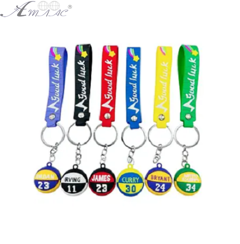 Брелок Баскетбольний м'яч мікс 3 см гумовий  ВТ-3296