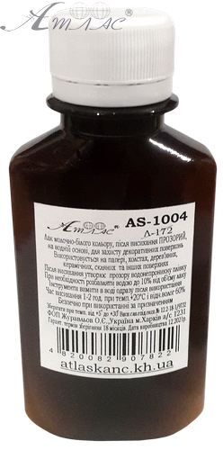 Лак акриловий Глянсовий 100 мл AS-1004 фото 2