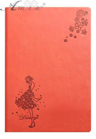 Блокнот ЧГ 145 х 210 мм 100 л Девушка, микс, цветные торцы GA5 118625